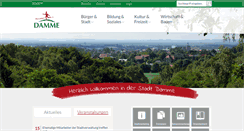 Desktop Screenshot of damme.de